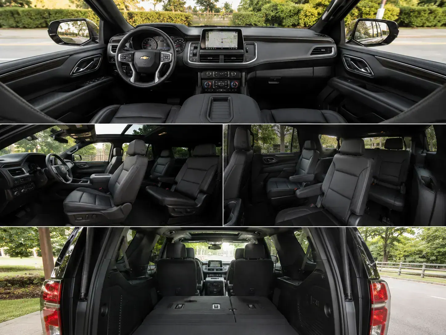 Interior of a luxury SUV for private Nashville transportation