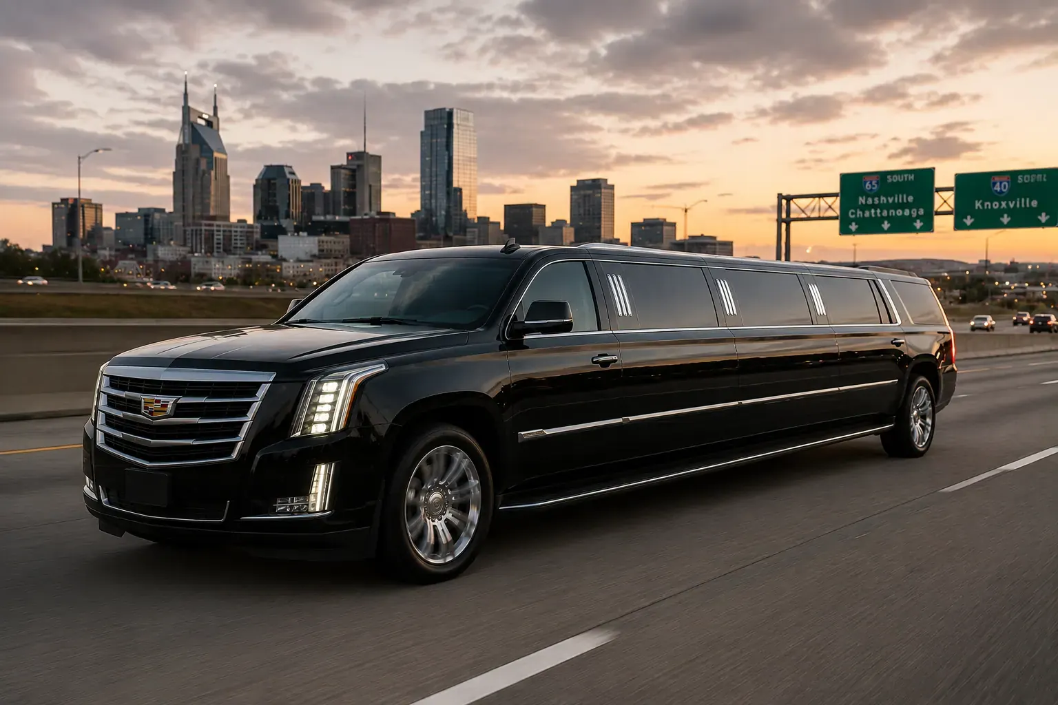 Luxury stretch limousine rental in Nashville, TN