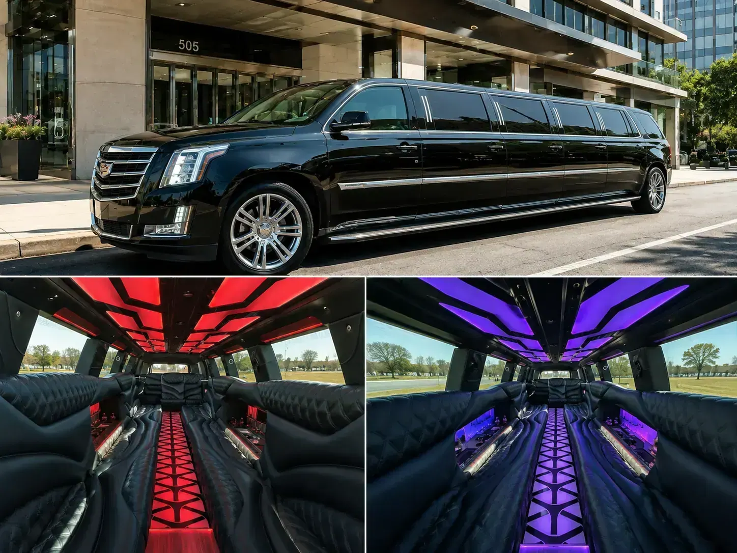 Cadillac Escalade Super Stretch Limousine rental in Nashville, TN