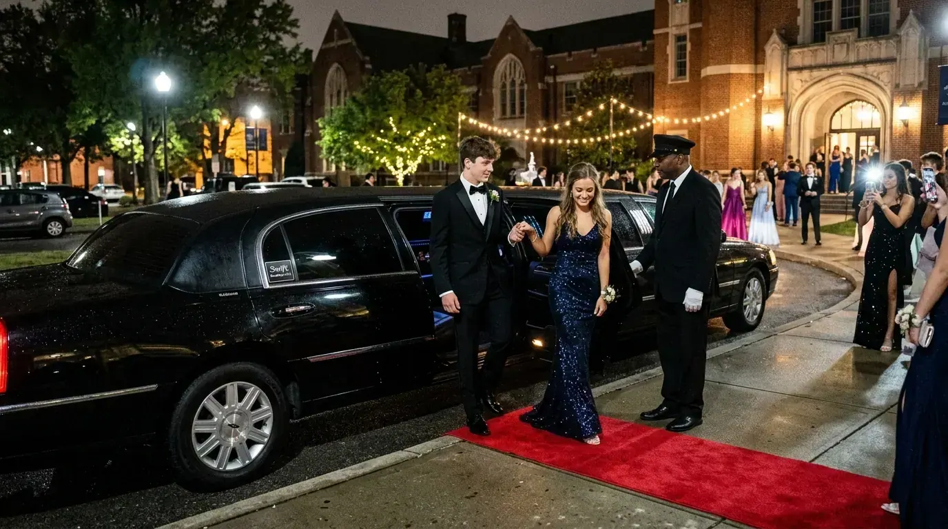 Red carpet arrival