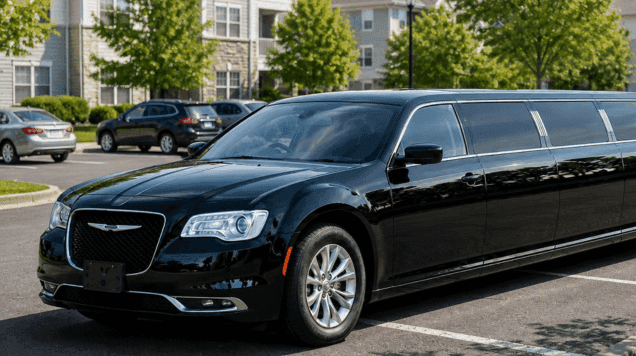 Chrysler 300 Stretch Limousine — Black or White