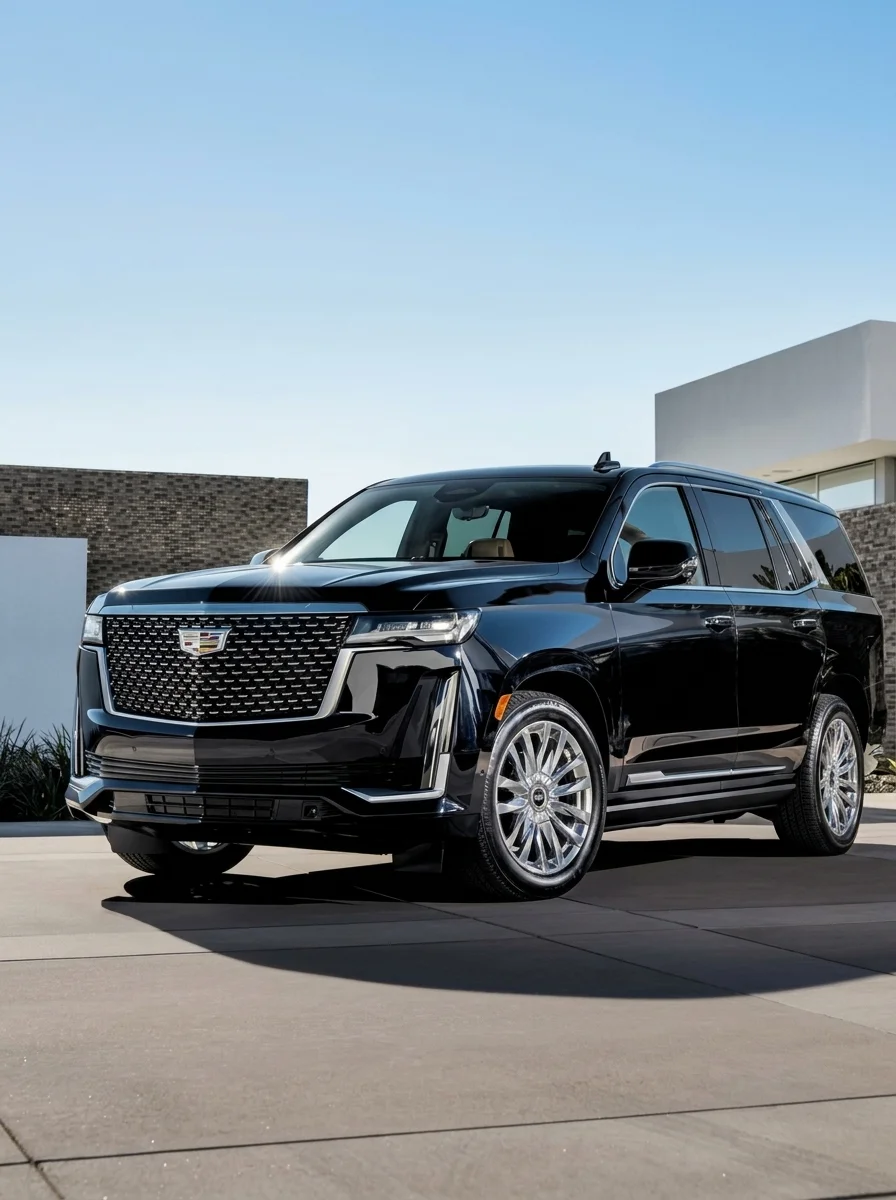 Black Cadillac Escalade used for Swift Chauffeurs black car service in Nashville
