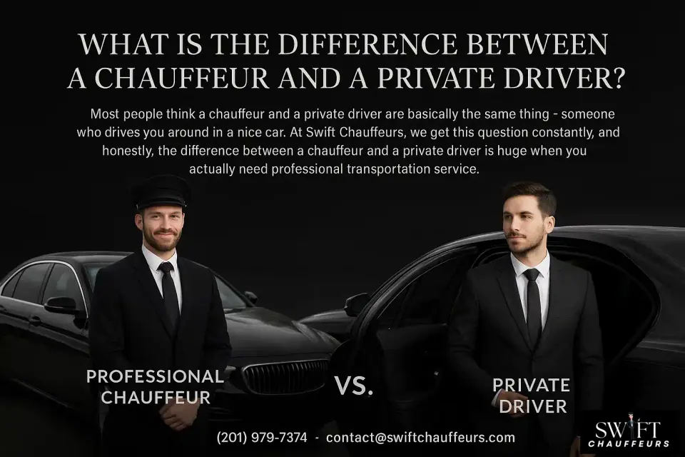 what is the difference between a chauffeur and a private driver
