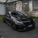 black luxurious mercedes