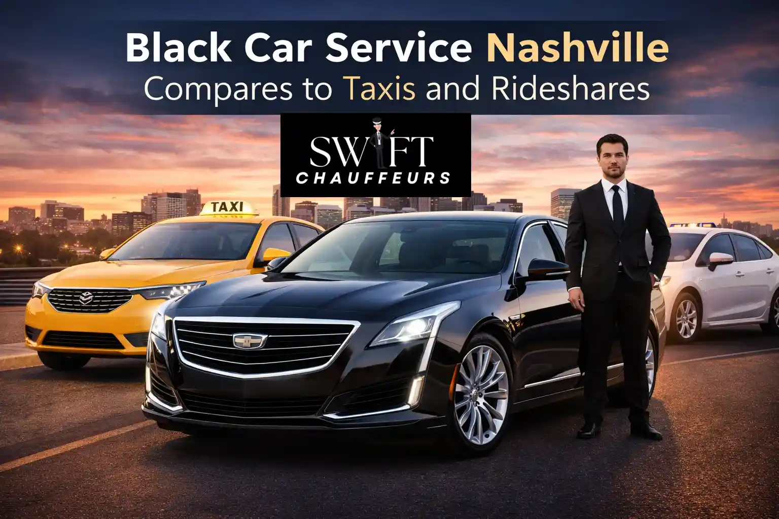 Black Car Service Nashville Compares to Taxis and Rideshares