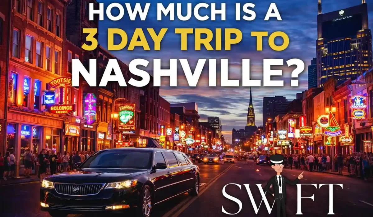 Plan your 3-day Nashville trip budget. Discover hotel prices, travel costs, nightlife expenses, and luxury transportation options for a perfect Nashville getaway.