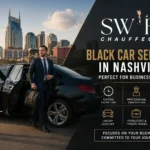 Swift Chauffeurs luxury black car service in Nashville for professional business travel and corporate transportation.